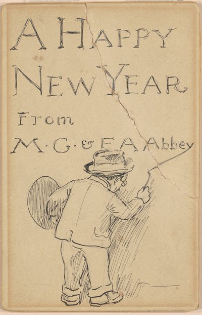 Felice anno nuovo da Edwin Austin Abbey