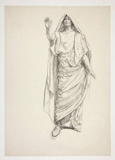 Antonio (disegno preliminare per .3138) - Giulio Cesare da Edwin Austin Abbey