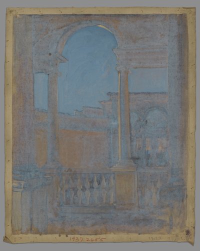 Studio architettonico da Edwin Austin Abbey