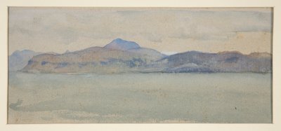 Scogliere di Bourg & Bribun, Mull (?) - [Città delle Highlands] da Edwin Austin Abbey