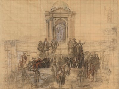 Cartone per da Edwin Austin Abbey