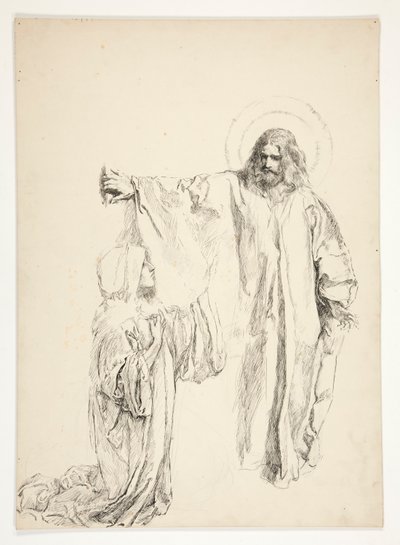 Cristo e Maria Maddalena da Edwin Austin Abbey