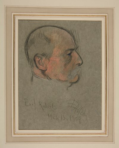 Incoronazione di Edoardo VII Ritratto: Frederick Sleigh Roberts, Conte da Edwin Austin Abbey