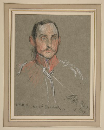 Incoronazione di Edoardo VII Ritratto: Principe Carlo di Danimarca da Edwin Austin Abbey