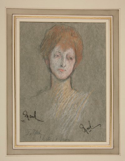 Incoronazione di Edoardo VII Ritratto: Principessa Maud di Gran Bretagna da Edwin Austin Abbey