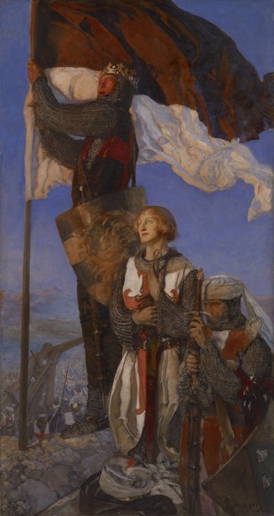 Crociati che avvistano Gerusalemme da Edwin Austin Abbey