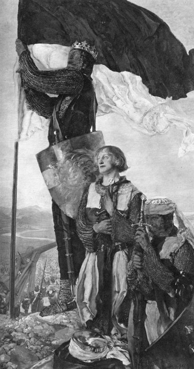I crociati avvistano Gerusalemme, 1901 da Edwin Austin Abbey