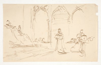 Studio iniziale per da Edwin Austin Abbey