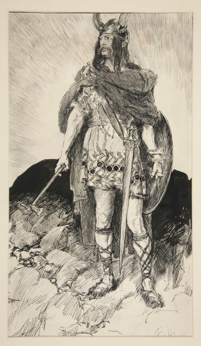 Edgar Armato - Atto V, Scena III, Re Lear da Edwin Austin Abbey