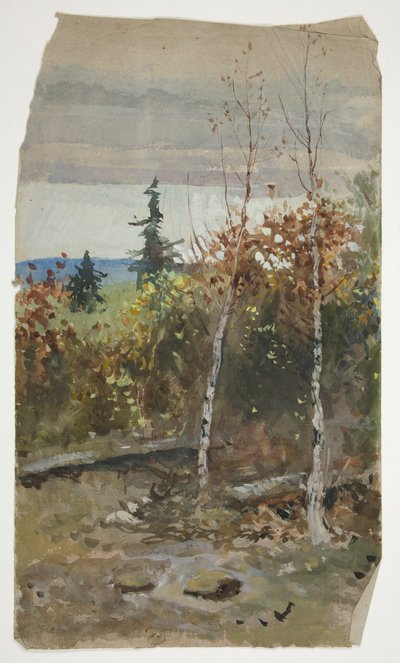 Paesaggio autunnale da Edwin Austin Abbey