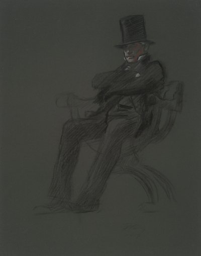 Studio di figura per da Edwin Austin Abbey