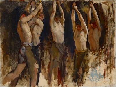 Studio di Figura, per Lo Spirito di Vulcano, Genio dei Lavoratori del Ferro e dell