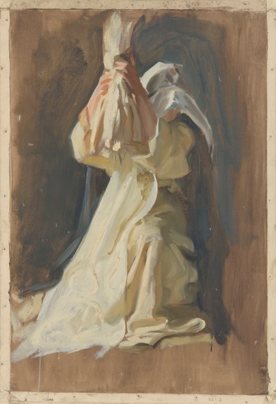 Studio di figura di una suora, per L