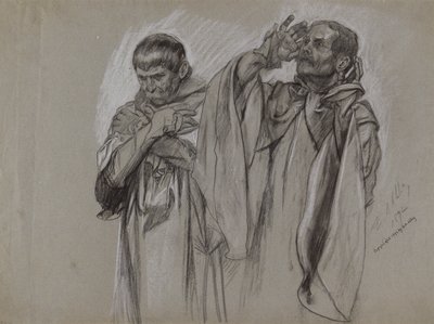 Studio di Figura per da Edwin Austin Abbey