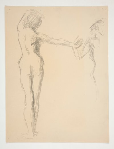 Studio di figura per da Edwin Austin Abbey