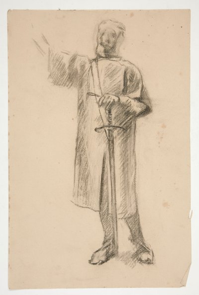 Studio di figura per da Edwin Austin Abbey