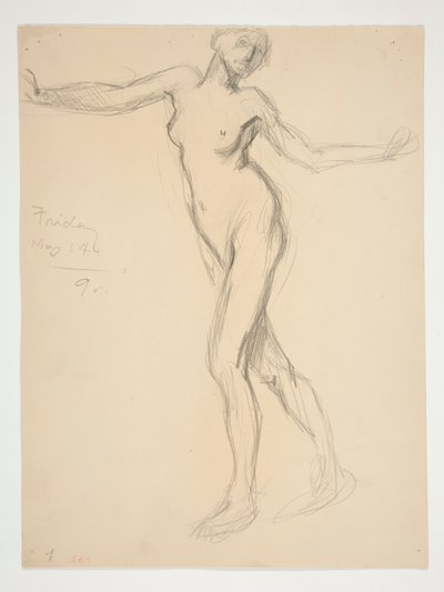 Studio di figura da Edwin Austin Abbey