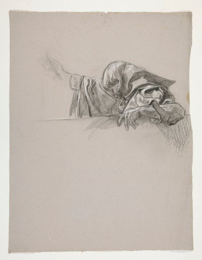 Studio di figura per Re Artù da Edwin Austin Abbey