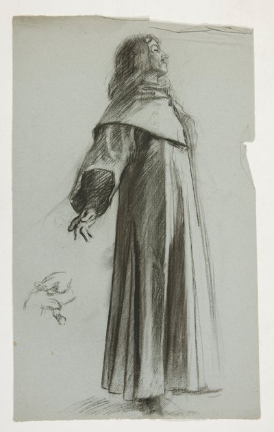 Studio di figura per Re Artù da Edwin Austin Abbey