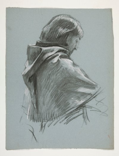Studio di figura per Re Artù da Edwin Austin Abbey