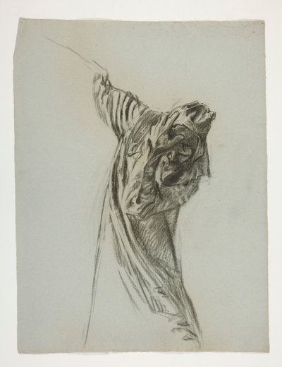 Studio di figura per Re Artù da Edwin Austin Abbey