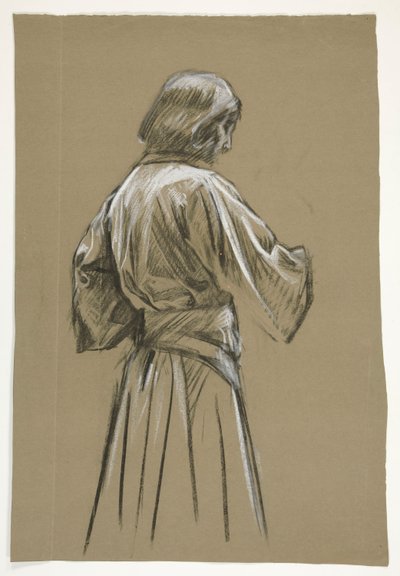 Studio di Figura per Re Artù da Edwin Austin Abbey