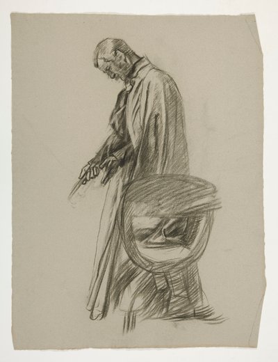 Studio di figura per Re Artù da Edwin Austin Abbey