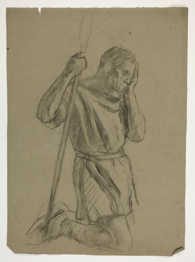 Studio di figura per Re Artù da Edwin Austin Abbey
