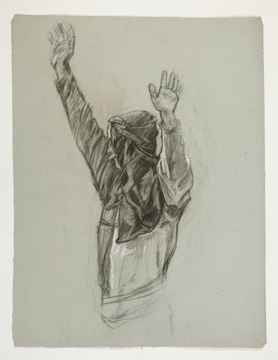 Studio di figura per Re Artù da Edwin Austin Abbey
