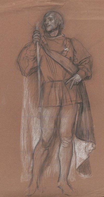 Studio di figura per la Royal Exchange da Edwin Austin Abbey