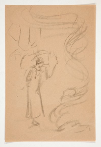 Studio di Figura, possibilmente per Prospero da Edwin Austin Abbey