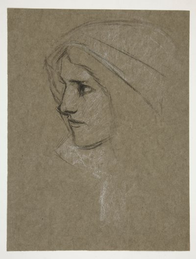 Testa di Cordelia, da Re Lear da Edwin Austin Abbey