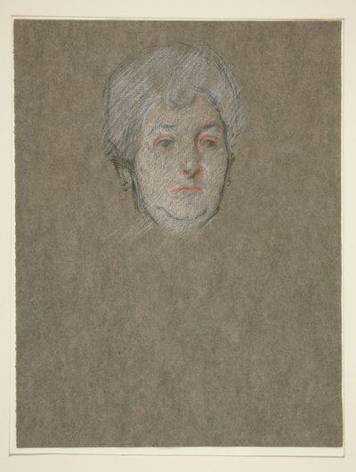 Testa di donna anziana per l