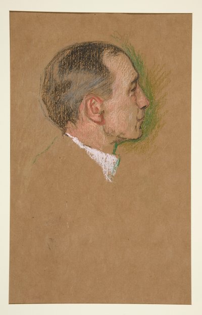 Testa di uomo, Incoronazione di Edoardo VII da Edwin Austin Abbey