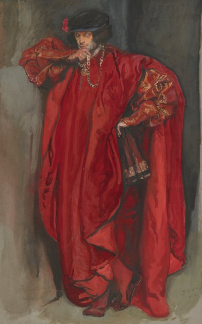 Iago, da Otello da Edwin Austin Abbey
