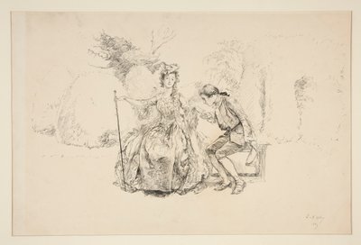 Illustrazione per da Edwin Austin Abbey