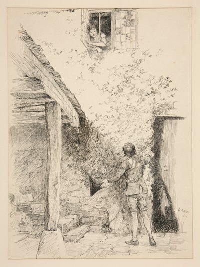 Illustrazione per da Edwin Austin Abbey