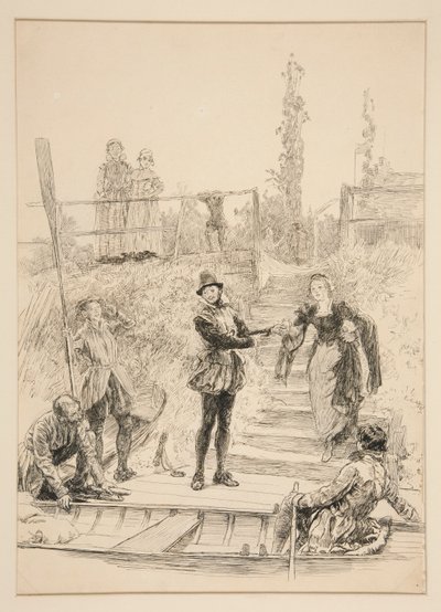 Illustrazione per da Edwin Austin Abbey