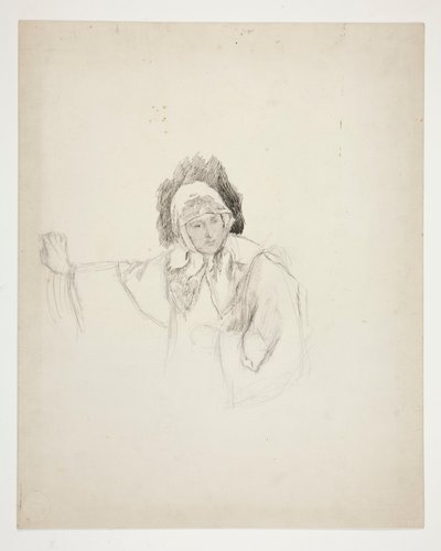 Isabella al Convento (studio per .1103), Atto I, Scena V, Misura per Misura da Edwin Austin Abbey