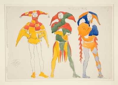 Folli itineranti, bozzetto di costume per Henry Irving da Edwin Austin Abbey