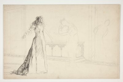 Giulietta nella sala, da Romeo e Giulietta da Edwin Austin Abbey