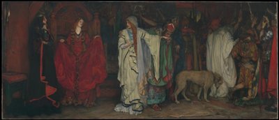 «Re Lear», atto I, scena I da Edwin Austin Abbey