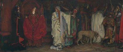Re Lear, Atto I, Scena I da Edwin Austin Abbey