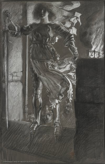 La Pulzella, da Re Enrico VI, Parte I, atto 3, scena 2 da Edwin Austin Abbey