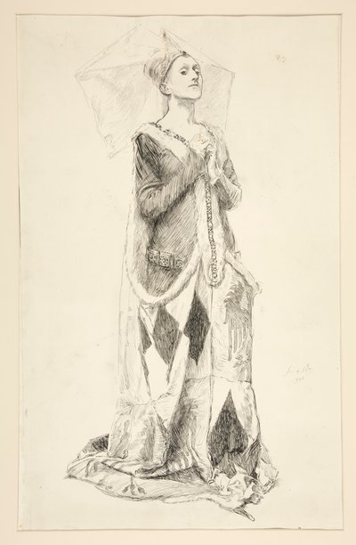 Lady Anne Nevill, da Re Riccardo III da Edwin Austin Abbey