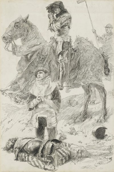 Soldato lancastriano da Edwin Austin Abbey