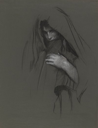 Maria, la moglie di Cleofa, studio per Le Tre Marie da Edwin Austin Abbey