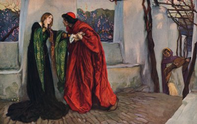 O mia signora, dove stai vagando, 1899 c1940 da Edwin Austin Abbey