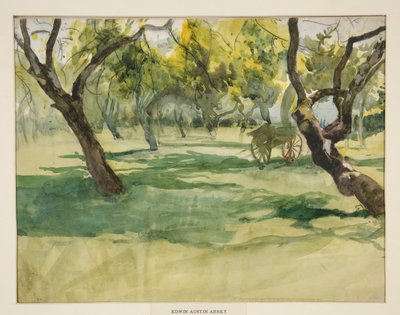 Frutteto con Carro Agricolo da Edwin Austin Abbey