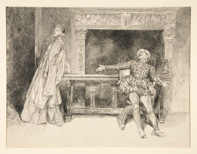 Petruchio scherza con Caterina, dall
